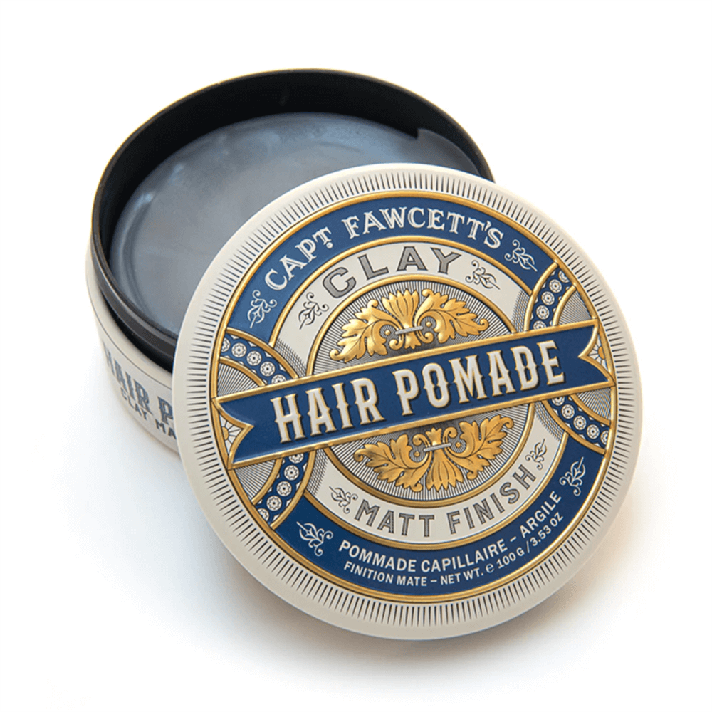 Captain Fawcett Matte Clay Pomade - Blue 100g